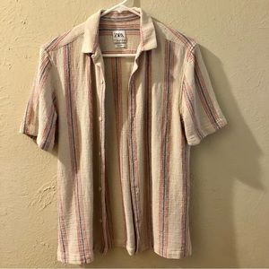 Zara men’s button down shirt